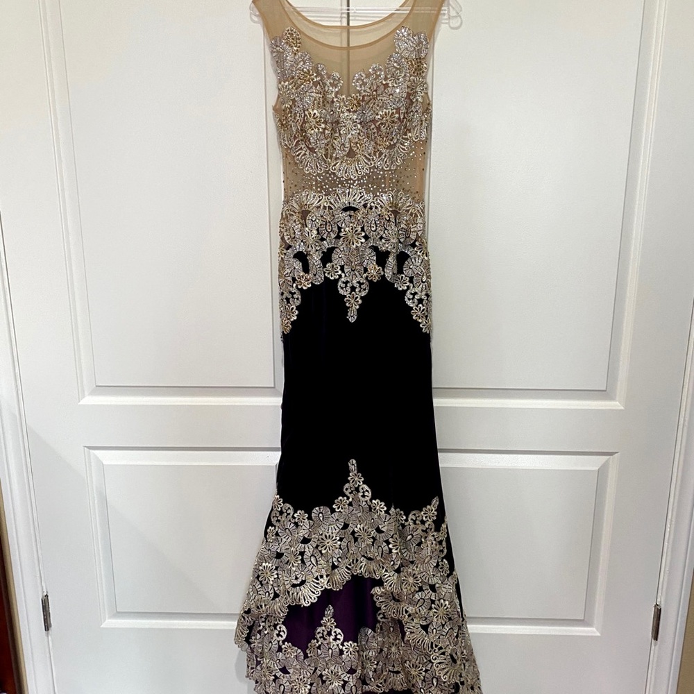 Velvet Purple Dress